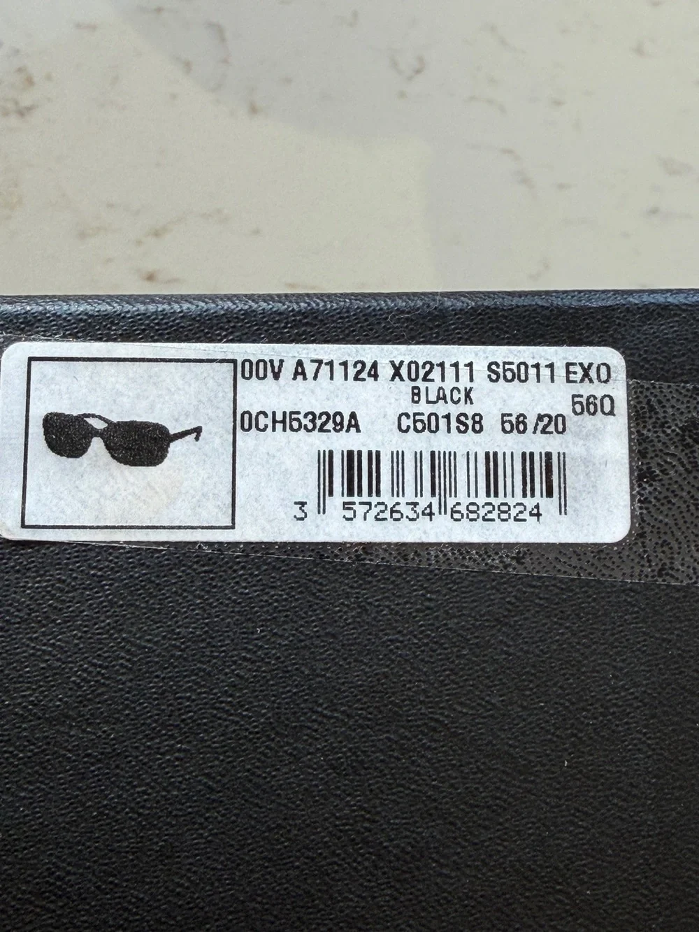 CHANEL Black Chanel Quilted 5329 Polarized Sunglasses